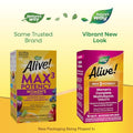 Nature'S Way Alive Max3 Potency Women'S Complete Multivitamin Supports Energy Metabolism Heart & Bone Health With B-Vitamins Including Methylated B12 And Folate 90 Tablets