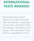 Sweetleaf Stevia Sweetener Organic 35 Count