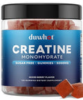 Duwhot Creatine Monohydrate Gummies For Men Creatine Monohydrate Chewables 5G Per Serving Vegan Sugar Free Mixberry Flavor 120 Count