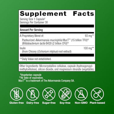 Metagenics Ultraflora Triplebiotic 30 Capsules
