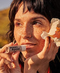 Poppy & Pout Jumbo Lip Balm 2 Pack, All Natural Lip Balms & Moisturizers, Hydrates With Beeswax, Vitamin E, Organic Coconut, Island Coconut & Blood Orange