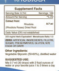 Secrets of the Tribe Rhodiola Alcohol-Free Tincture (Glycerite) 655 mg Rhodiola (Rhodiola Rosea) Dried Root (4 Fl Oz) Energy Support Supplement