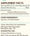 Eleuthero B120 Alcohol-Free Herbal Extract Tincture, Concentrated Liquid Drops Natural (Eleutherococcus Senticosus, Siberian Ginseng) 4 fl oz