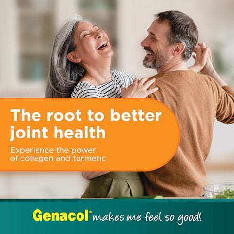 Genacol Turmeric Curcumin Ultra-Hydrolyzed Collagen Peptides Supplement With Black Pepper Extract (Bioperine) Soothe Your Joints Enhanced Absorption 90 Capsules (30-Day Supply)