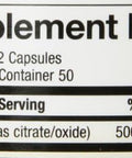 NatureS Way Magnesium Complex Supports Muscle Relaxation Muscle Function Promotes A Sense Of Calm Magnesium Citrate And Oxide 100 Capsules (Packaging May Vary)