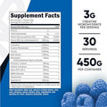 Nutricost Prec Preworkout Complex With Creatine (Blue Rasberry 30 Servings) Powder Boost Fintess Routines 450G