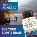 Vitamin D3 K2 5000 IU (60ct) and Magnesium Citrate 500 MG (60ct) Immune System Strong Bones Calm Relaxation Digestion and Muscle Support NonGMO