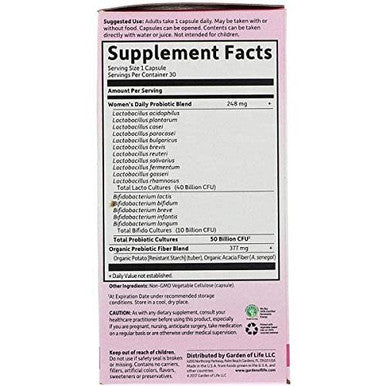 Garden of Life Dr. Formulated Probiotics Supplement 30 Capsules