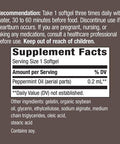 Nature's Way Pepogest Peppermint Oil 60 Softgels. Pack of 3