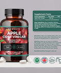 Newgate Labs Apple Cider Vinegar 90 Vegan Tablets 500Mg - Premium Nutritional Supplement - Made In The Uk - Halal, Gmp Certified