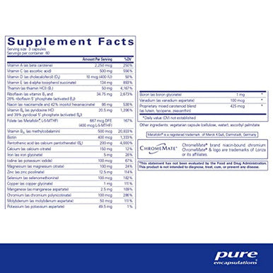 Pure Encapsulations Nutrient 950 180 vcaps