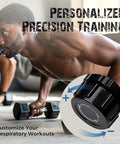 Bodyssey Breathing Enhancer | Premium Silicone Trainer | Boost Breathing Efficiency | Adjustable Resistance Levels | Compact Portable And Easy To Maintain