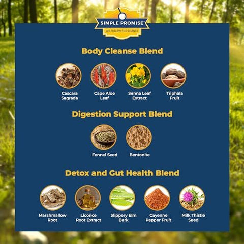 Simple Promise Gut & Energy Support Bundle - Supports Digestive Health & Hydration - Bellyflush Digestive Cleanse & Electroslim Electrolyte Powder For Daily Wellness 30-Day Supply
