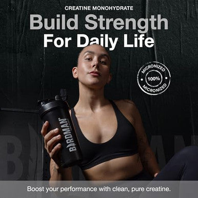 Birdman Micronized Creatine Monohydrate Powder Muscle Recovery Caffeine Free Creatine Pre Workout Vegan Post Workout Gluten Free Sugar Free | 200 Servings (5 Grams Each) 2.2Lb
