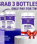 Elements Iron Glycinate 50Mg With Vitamin C, Folic Acid & B12 Advanced Iron Supplement For Anemia Relief, Energy Boost & Immune Support Gentle On Stomach, Fast Absorption Natural Softgels For Women & Men