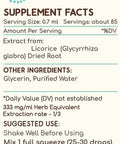 Licorice B60 Alcohol-Free Herbal Extract Tincture, Super-Concentrated (Kan tsau, Glycyrrhiza Glabra) 2 fl oz
