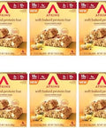 Atkins Soft Baked Protein Bars Blueberry 15G Protein 4G Net Carbs 2G Sugar Excellent Source Of Fiber Keto Protein Bars Low Sugar 6 Packs (4 Bars Each)