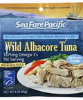Sea Fare Pacific Wild Caught Albacore TunaSalt Sport Pouch 3 Ounce (Pack of 12)