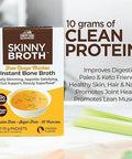 Country Farms Skinny Broth 7Day Plan Instant Chicken Bone Broth 10G Protein Collagen Type Ii Promotes Better Digestion Bone Health 7 Day Plan 4 Pack 2815G Packets
