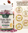 Hair Vitamins Women, Ultra Strength 5000Mcg Biotin, Collagen, Paba & More - Womens Hair Growth, Skin, Nails & Keratin Support Supplement, Infused W/ Argan Oil & Hyaluronic Acid, Non-Gmo - 120 Softgels