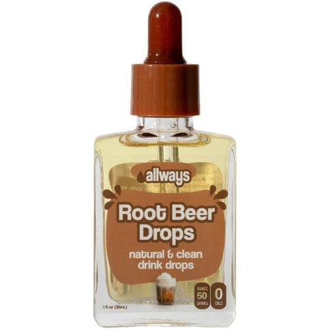 Allways Drops Natural Blueberry Water Enhancer | Sugar-Free, Zero Calories, Monk Fruit Sweetened | Glass Bottle for On-the-Go Hydration | Kids & Adults | 50 Servings