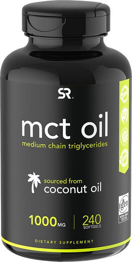 Sports Research Collagen Peptides 32oz Keto MCT Oil Softgels 240ct Bundle