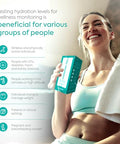 Diagnox Health Diagnox Hydration Test Strips [30 Tests] And 16 Oz Glass Water Bottle