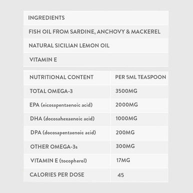 Bare Biology Life Soul Pure Omega 3 Liquid- 150ml