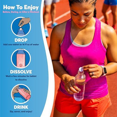 Nuun Hydration Daily, Wellness Electrolyte Tablets, Mixed Berry, No Sugar, 5 Essential Electrolytes For Hydration, Vegan, Gluten Free, 4 Pack (40 Servings)