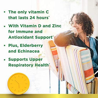 Nature'S Bounty Immune 24 Hour +, The Only Vitamin C With 24 Hour Immune Support From Ester C, Rapid Release Softgels, 50 Count