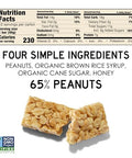 South 40 Snacks Crunchy Nut Bars, Peanut Bar, 40g (Pack of 12)