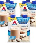 Atkins Creamy Chocolate Coconut Protein Shake 15G Protein 2G Net Carbs 1G Sugar Keto Friendly 12 Count