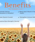 Vitalitown D3 K2 and Immune Probiotics 70B Bundle Vitamin D3 K2 Supplement (10000 IU and 200 mcg) + Probiotics (70 Billion CFU 15 Strains) for Immune Bone and Digestive Support