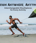 Bodyssey Breathing Trainer | Premium Silicone Trainer | Boost Breathing Patterns | Adjustable Resistance Levels | Compact Portable And Easy To Maintain (Black)