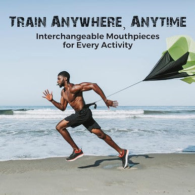 Bodyssey Breathing Trainer | Premium Silicone Trainer | Boost Breathing Patterns | Adjustable Resistance Levels | Compact Portable And Easy To Maintain (Black)