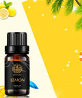 Aromatherapy Essential Oils, 100% Pure Essential Oils Lemon Scent for Diffuser, Humidifier, Massage, Aromatherapy, Skin & Hair Care, Lemon Aromatherapy Essential Oils 0.33 oz - 10ml