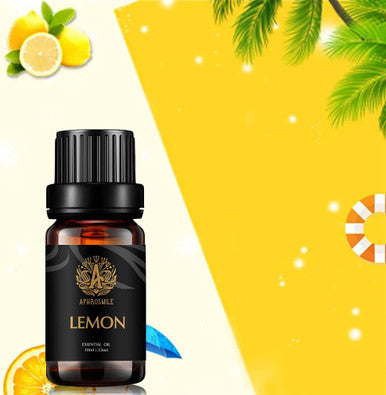 Aromatherapy Essential Oils, 100% Pure Essential Oils Lemon Scent for Diffuser, Humidifier, Massage, Aromatherapy, Skin & Hair Care, Lemon Aromatherapy Essential Oils 0.33 oz - 10ml