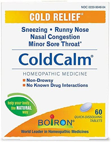 Boiron Coldcalm Quickdissolving Tablets 60 Tablets (Pack Of 5)