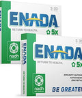 Enada 5Mg Nadh Supplement With Boost Of Chlorophyll Coenzyme Antioxidant Form Of Vitamin B3 Immunity Support Dna Repair Serves As Natural Energy Memory Booster & Restore Body'S Cellular Energy 30 Tablets