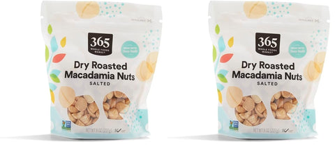 365 by Whole Foods Market, Roasted And Salted Macadamia Nuts, 8 Ounce