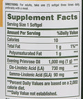 Nature's Bounty Evening Primrose Oil 1000 mg Softgels 60 ea