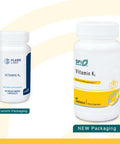 Klaire Labs Vitamin K2-50 Micrograms as Menaquinone-7 MK-7 No Soy Gluten or Dairy (60 Capsules)