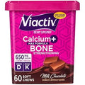 Viactiv Calcium +Vitamin D3 Supplement Soft Chews Milk Chocolate 60 Chews Calcium Dietary Supplement for Bone Health