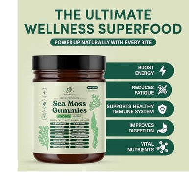 Natural Rems Sea Moss Gummies 16 In 1