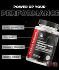 Nobi Nutrition Testosterone Supplement For Men For Muscle Growth Stamina & Performance Testosterone Booster Muscle Builder For Men Test Boost Max With Tongat Ali Test Booster & Male Enhancement 60 Gummies