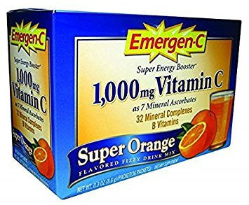 Emergen-C Emergenc Super Orange 30 Packets (Pack Of 4)
