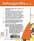 Now Foods Ashwagandha Extract 450Mg 90 Vcaps (Pack Of 2)