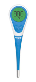 Vicks ComfortFlex Digital Thermometer Accurate Color Coded Readings in 8 Seconds Digital Thermometer for Oral Rectal or Under Arm Use