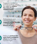 Lifeseasons Visibilit With Bone Densit Eye Health & Vision Support Supplement Lutein Chromium Carrot Root Bilberry Ginkgo Biloba Grape Seed Extract Lycopene Vitamin A& More 120 Capsules