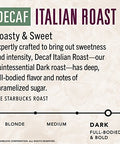 Starbucks VIA Instant Coffee, Decaf Italian Roast, 7 Count